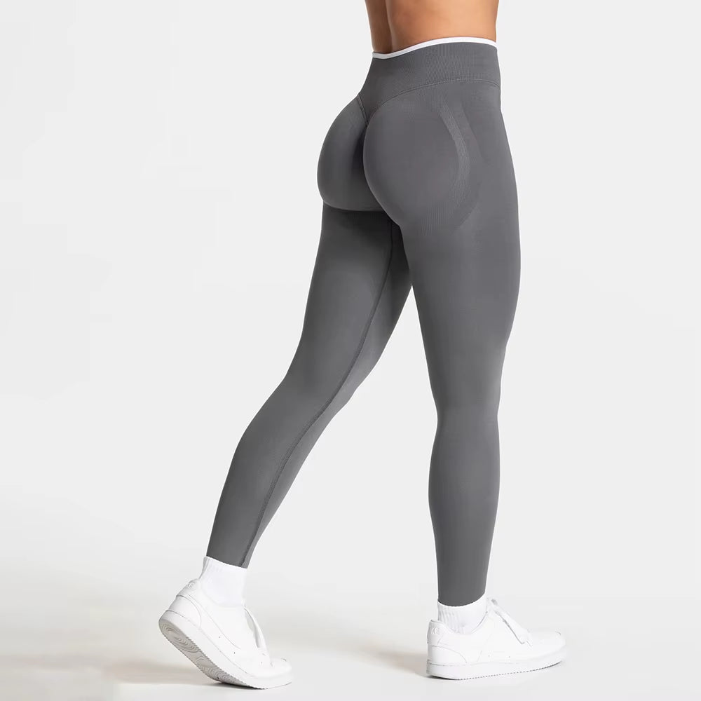 Sports Leggings Women Fitness High Waist Seamless Yoga Pants Scrunch Booty Peach Hip Lifting Gym Clothes Workout Tights